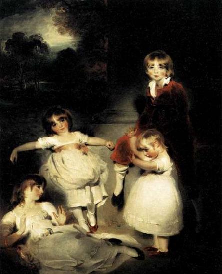 Sir Thomas Lawrence Portrait of the Children of John Angerstein China oil painting art